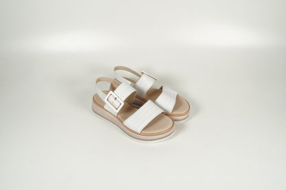 Sandale Weiss