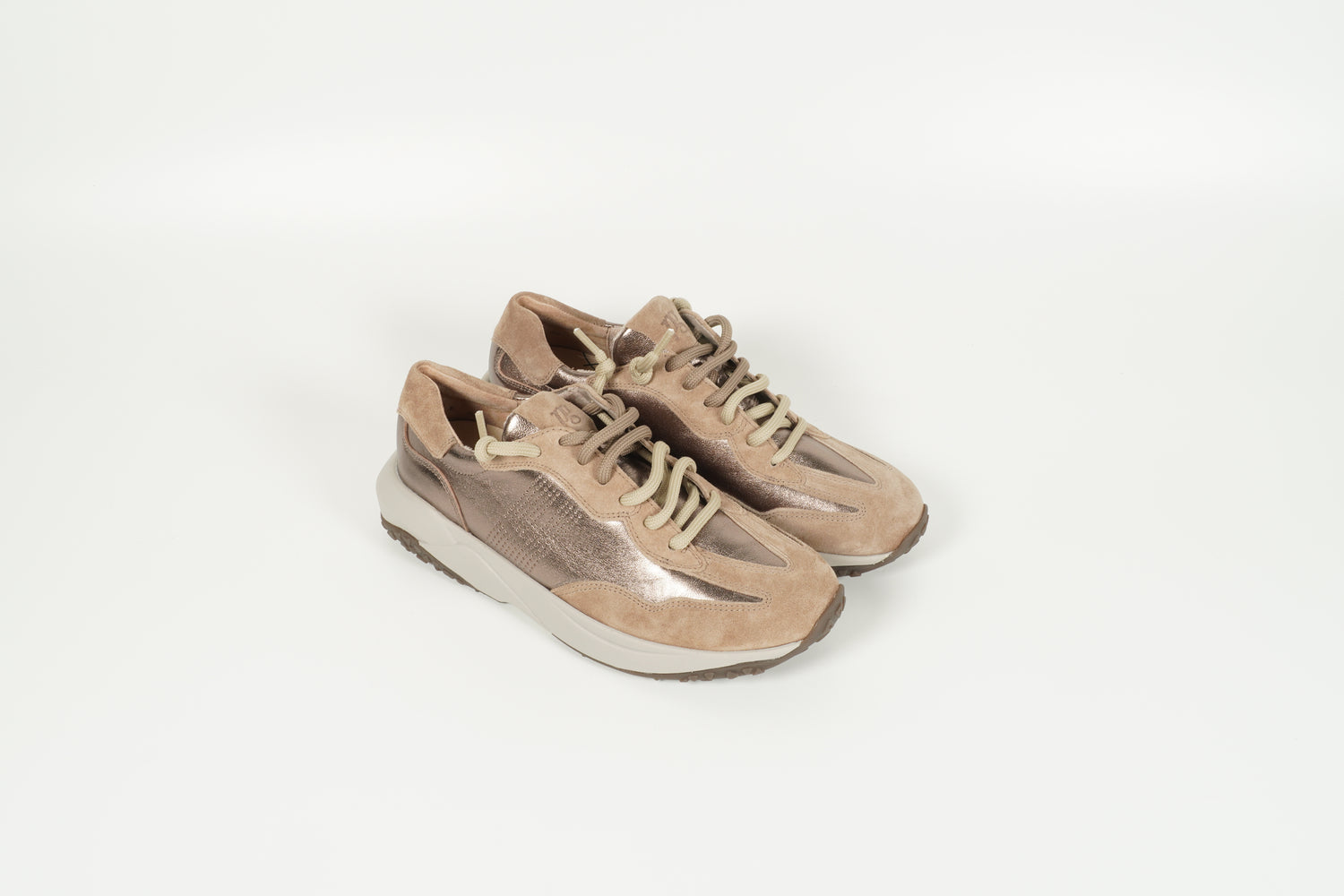 Sneaker Met. Beige