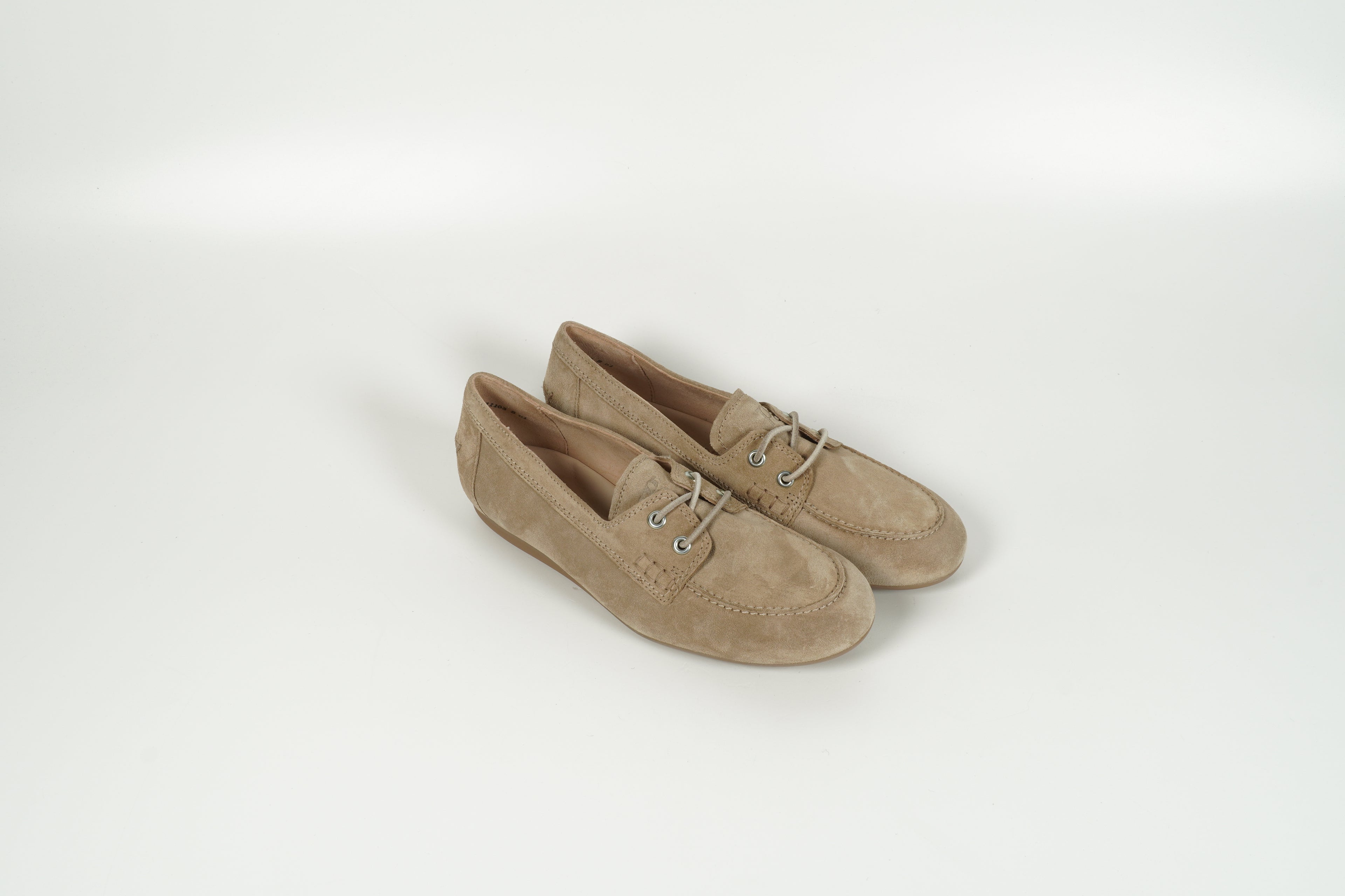 Schnürschuh Beige