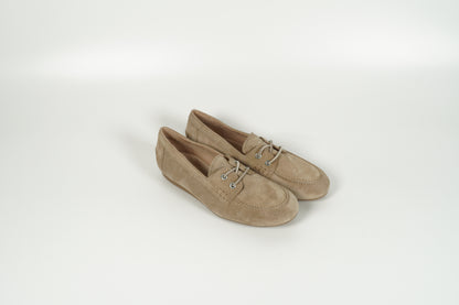 Schnürschuh Beige