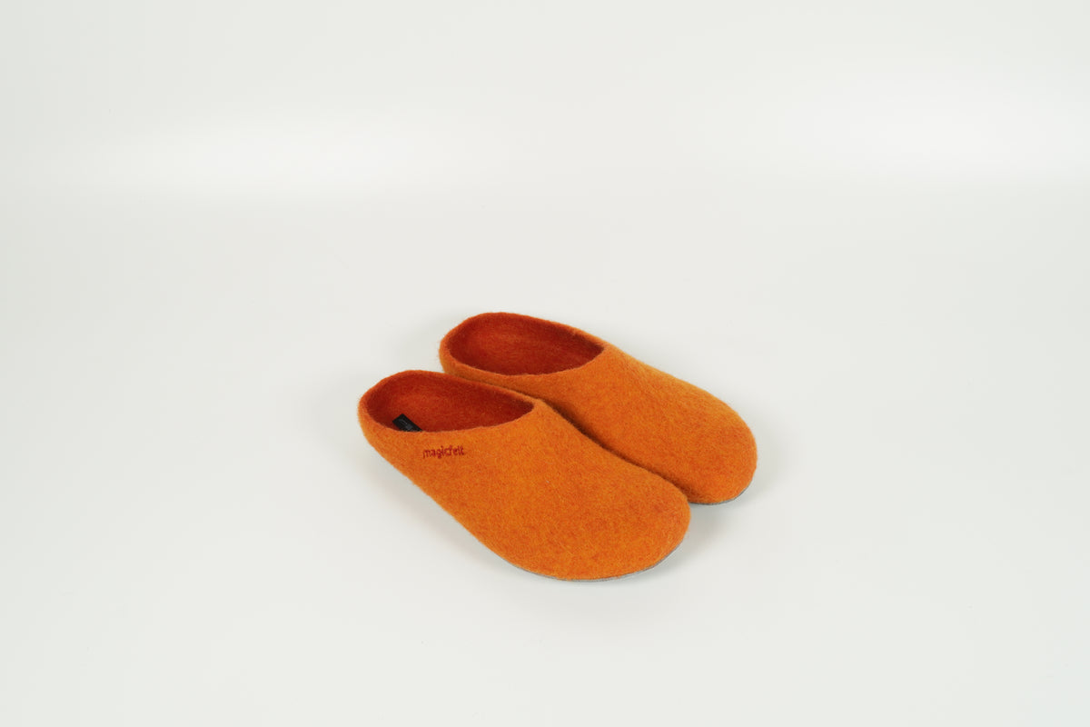 Hausschuhe Orange