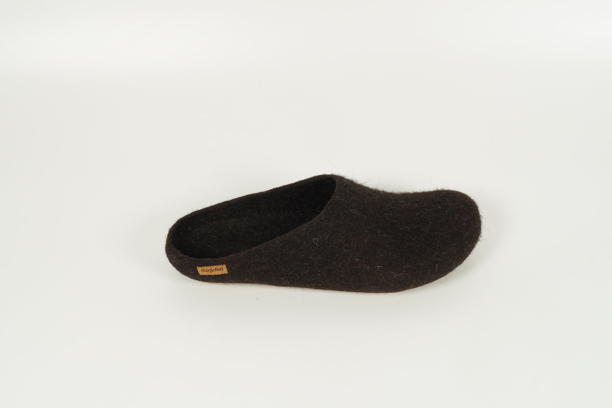 Pantoufles marron