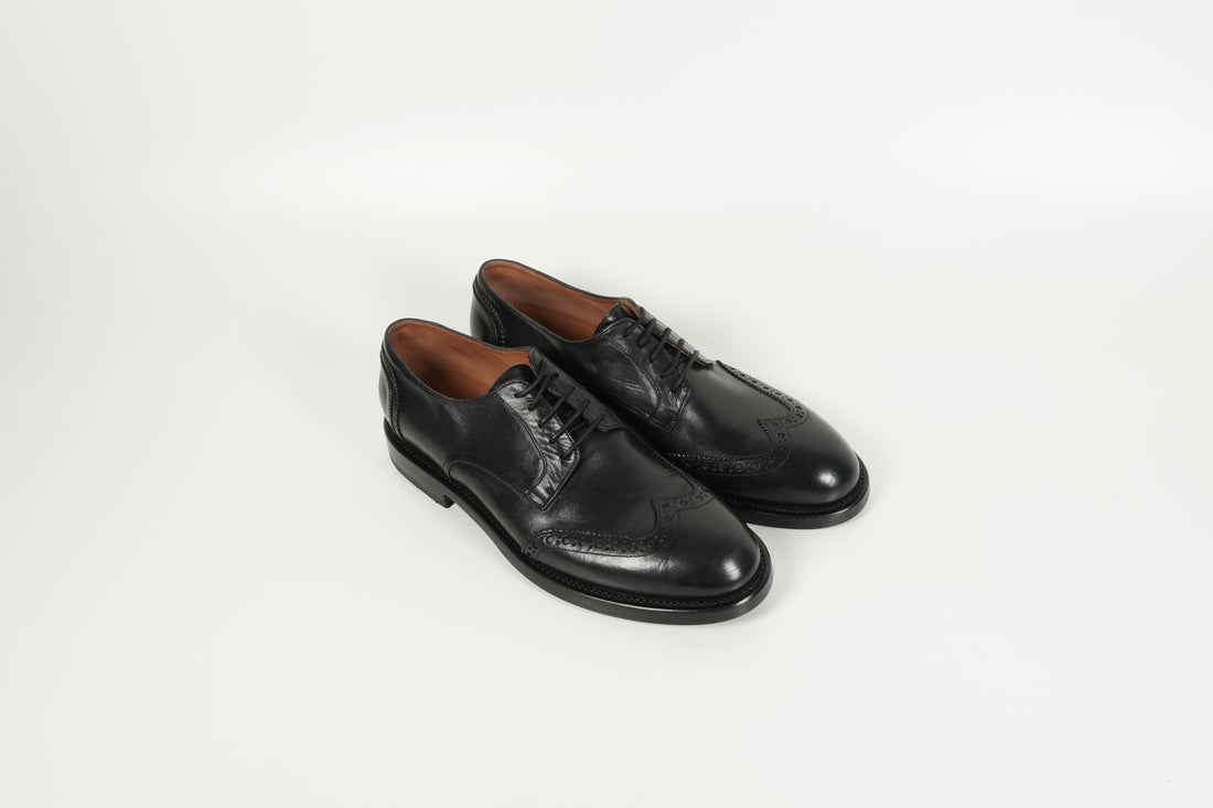 Schnürschuh Schwarz