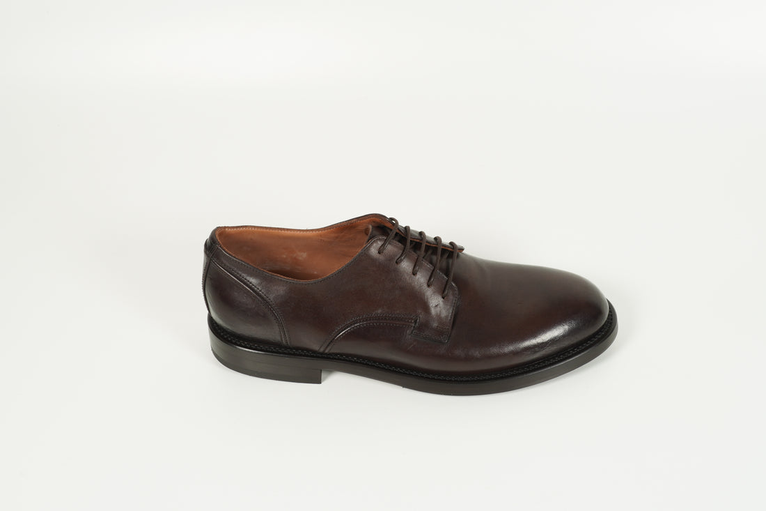 Schnürschuh Braun
