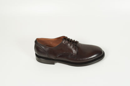 Schnürschuh Braun