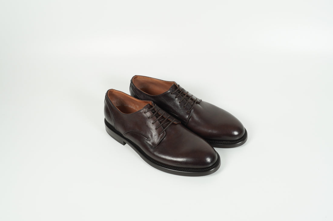Schnürschuh Braun