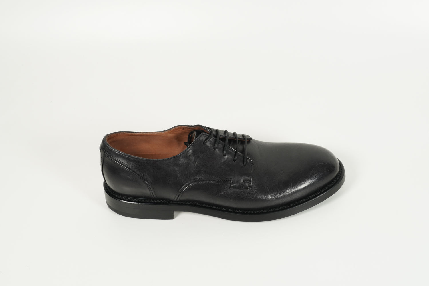 Schnürschuh Schwarz