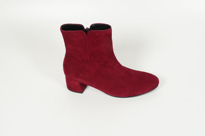 ankle boots red