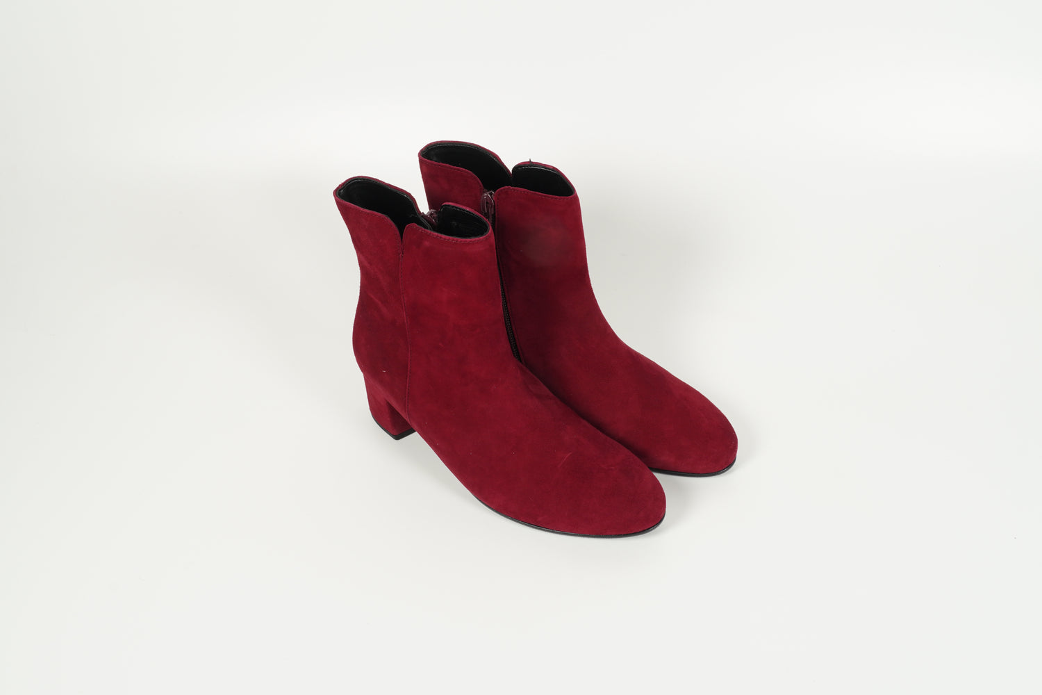ankle boots red