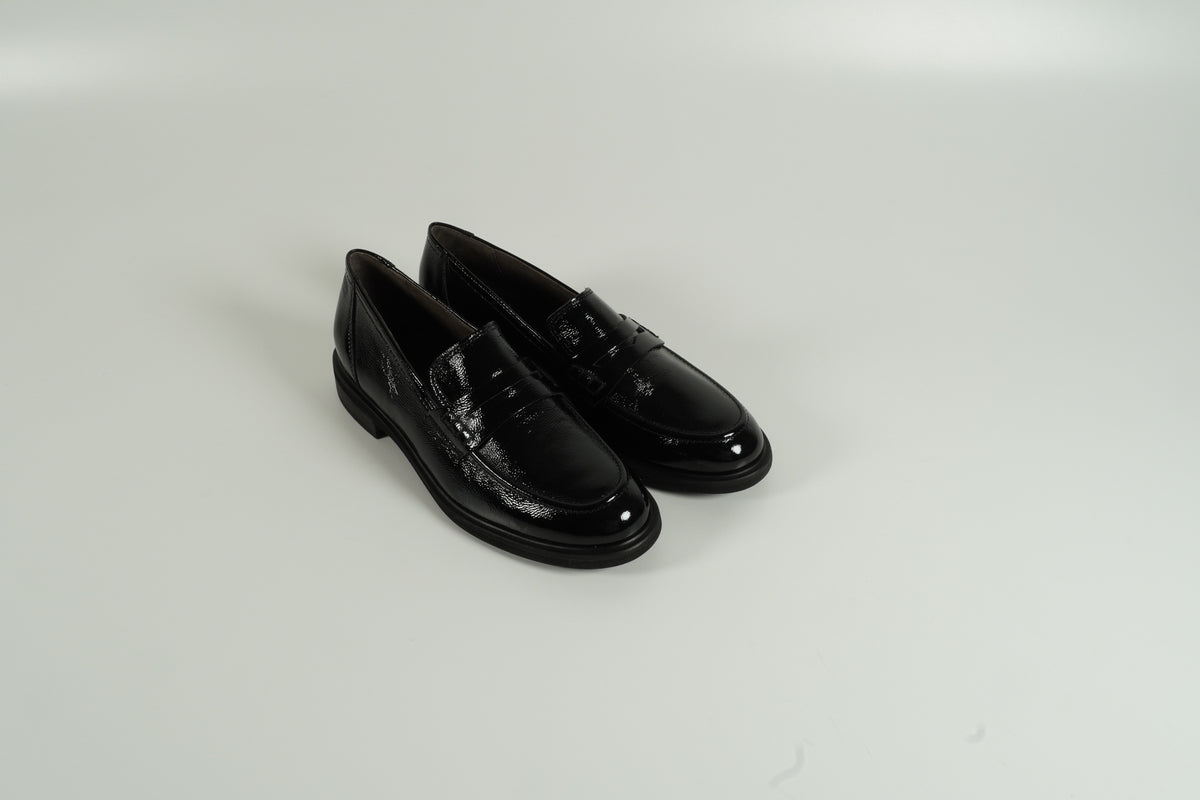 Mocassin vernis noir
