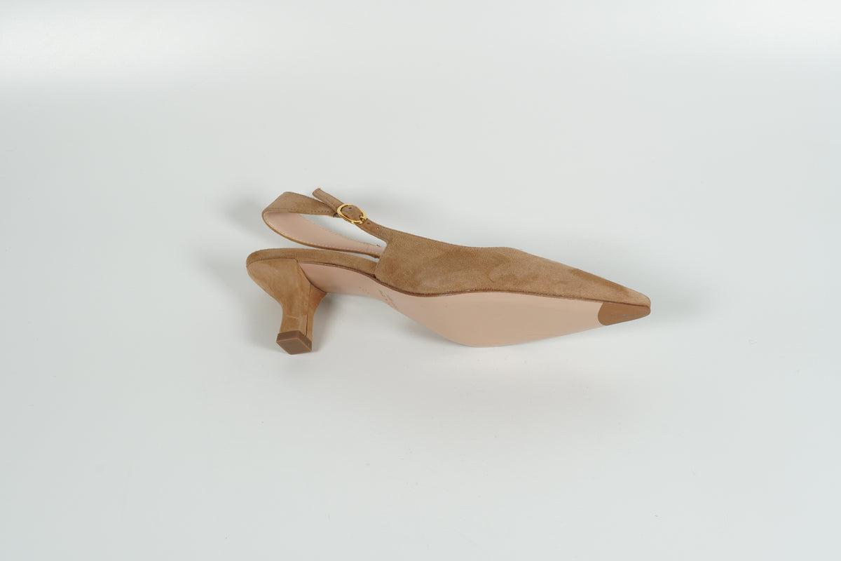 Beige pumps