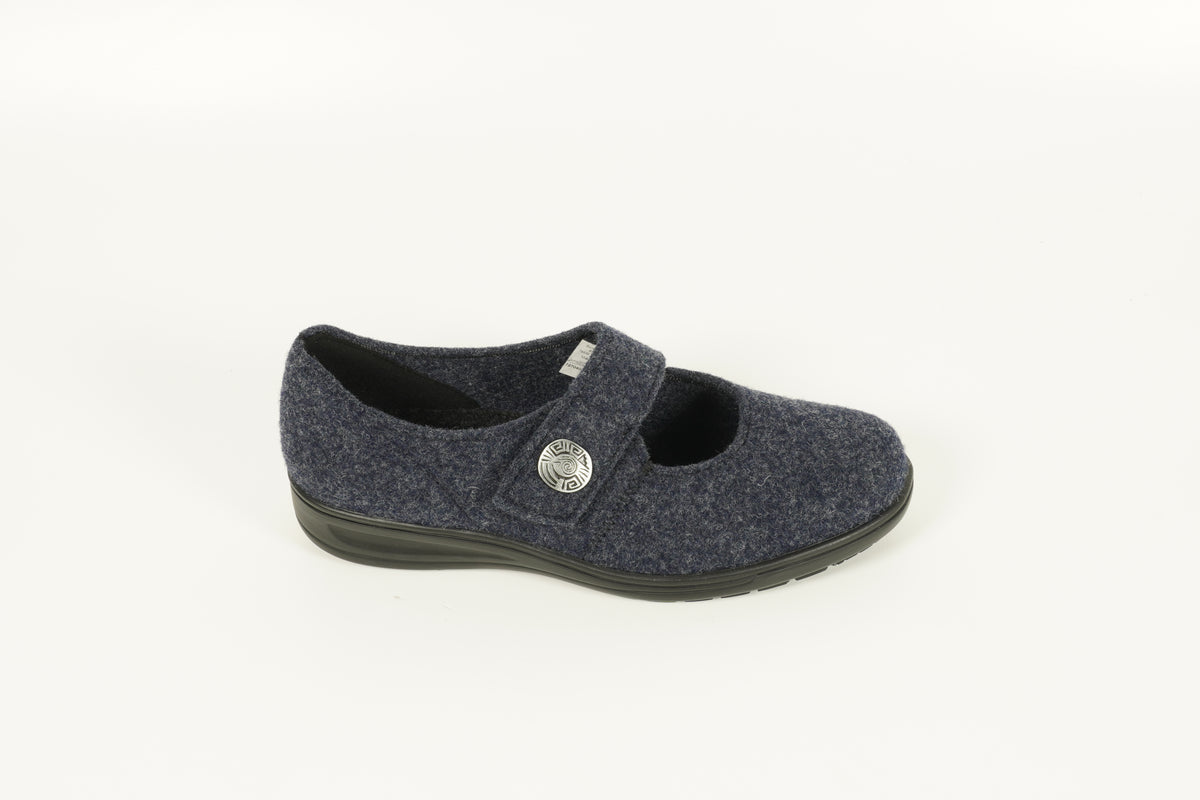 Pantoufles bleues
