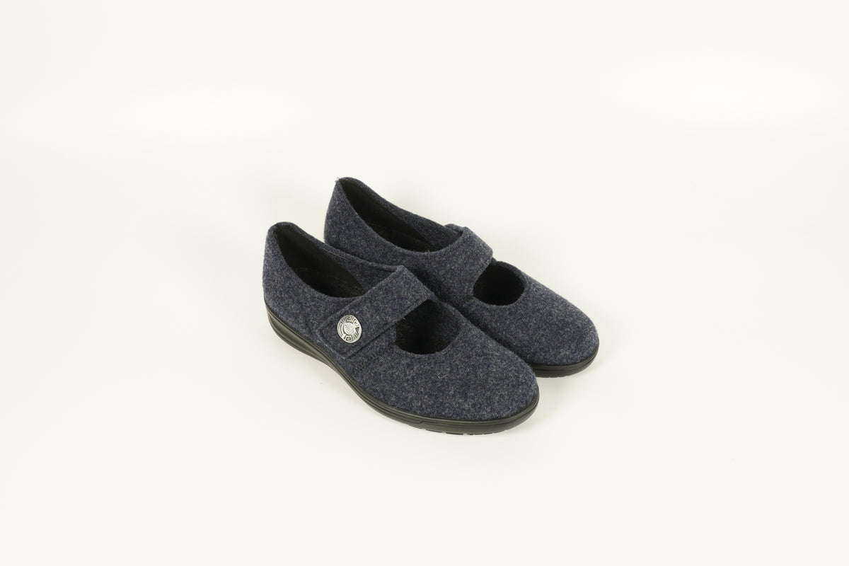 Pantoufles bleues