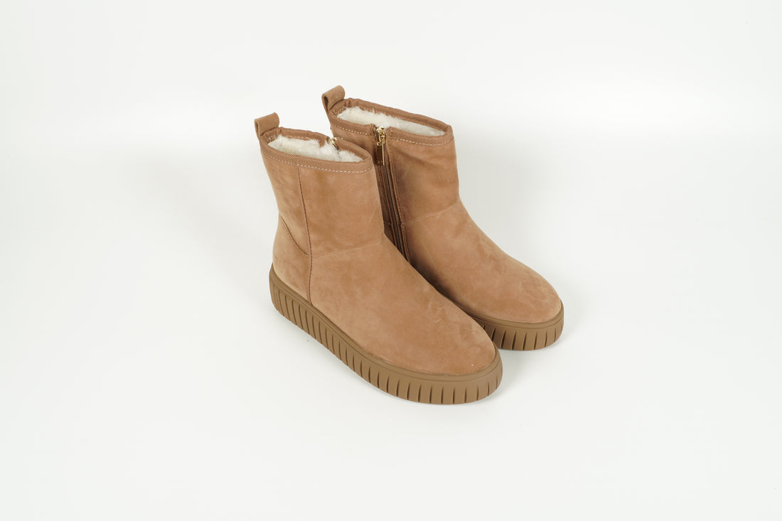 Boot gefüttert Beige
