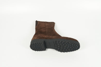 Stiefelette gefüttert Braun