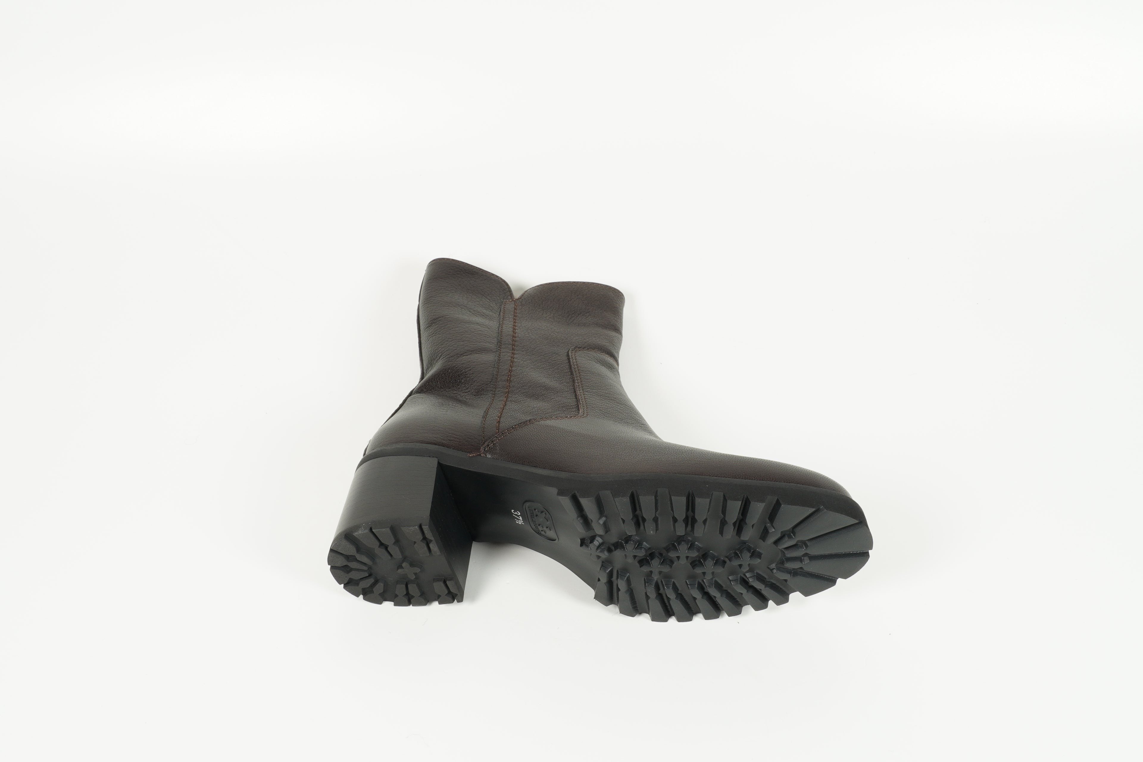 Stiefelette gefüttert Braun