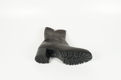 Stiefelette gefüttert Braun