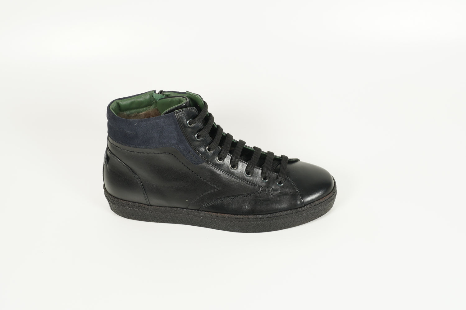 Schnürschuh Schwarz