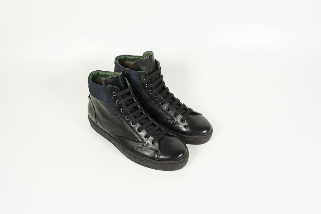 Schnürschuh Schwarz