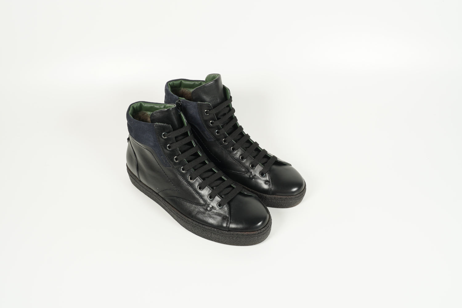 Schnürschuh Schwarz