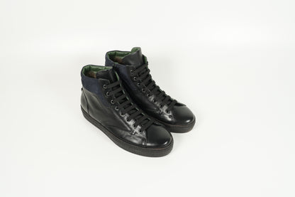 Schnürschuh Schwarz