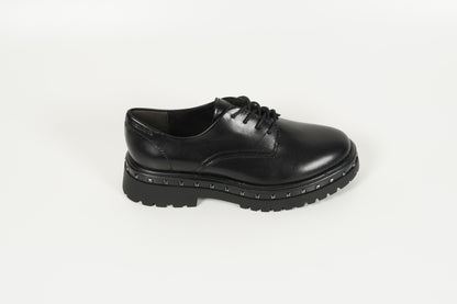 Schnürschuh Schwarz