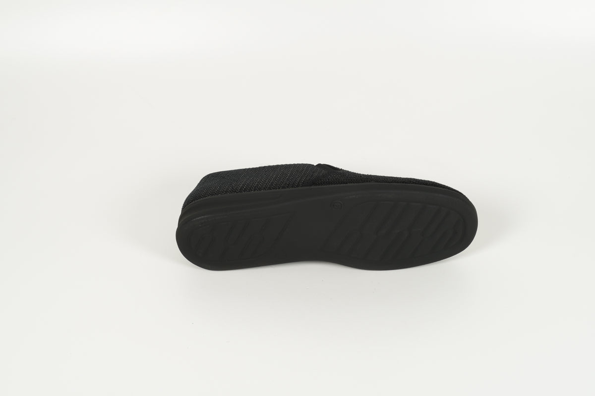 Black slippers