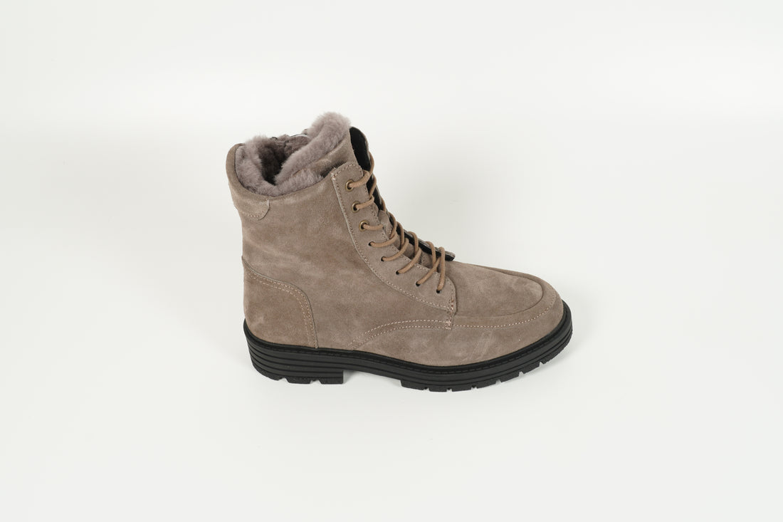 Stiefelette Beige
