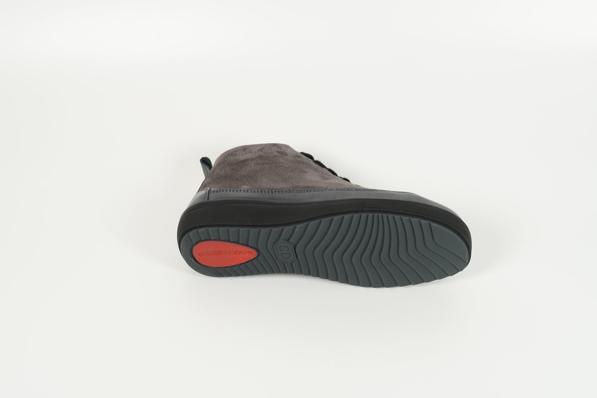 Stiefelette gefüttert Grau