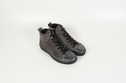 Stiefelette gefüttert Grau