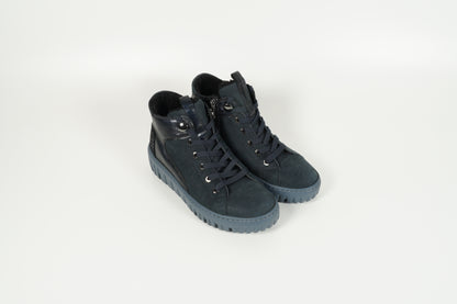 Stiefelette Blau