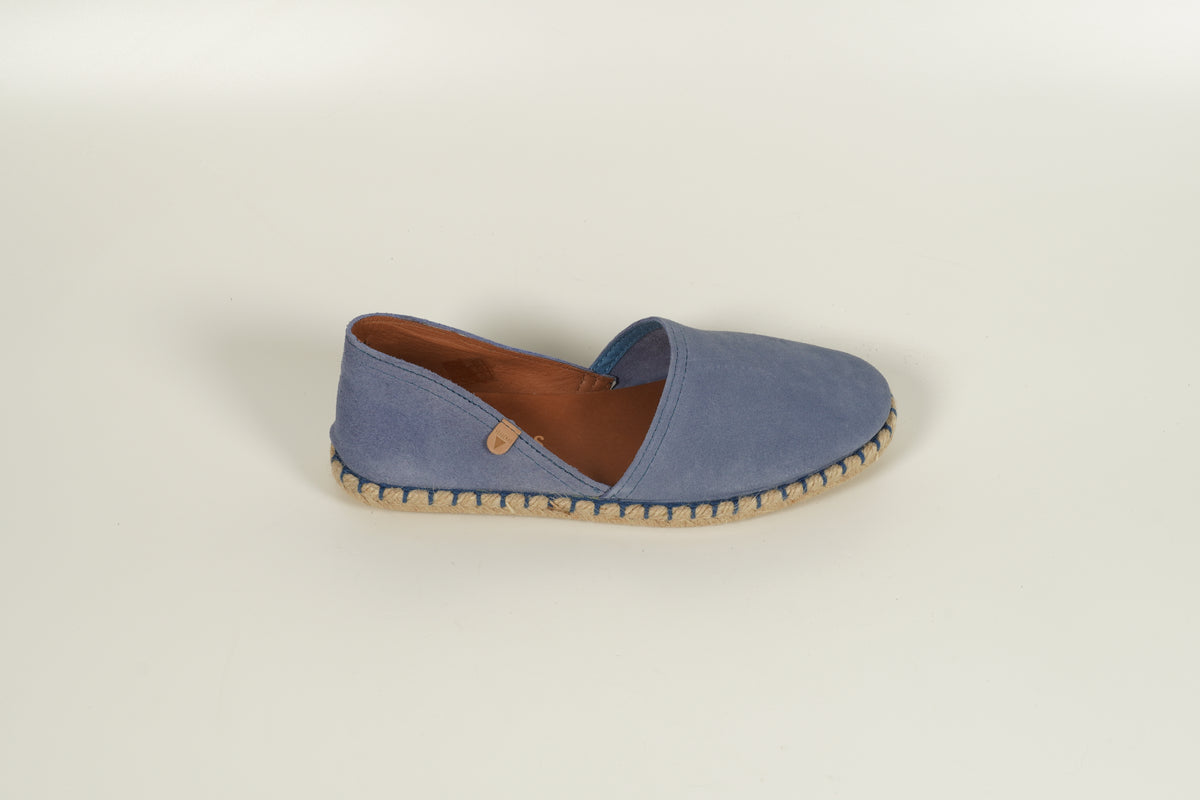 Blue espadrilles