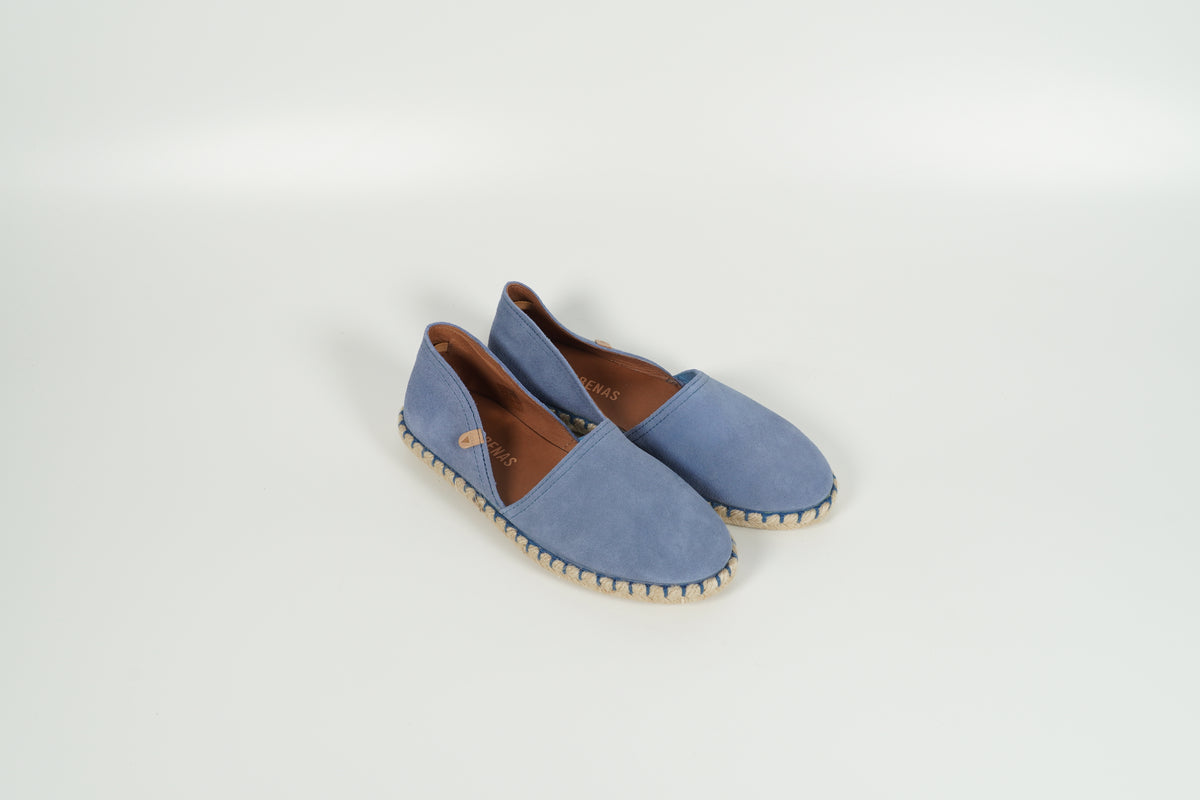 Blue espadrilles