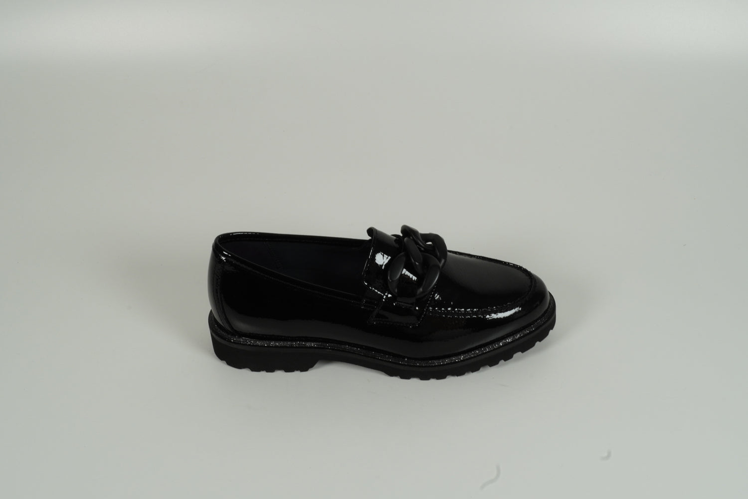 Loafer Schwarz Lack