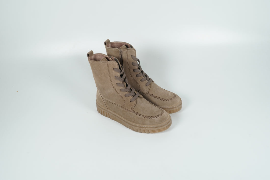 Schnürschuh Beige