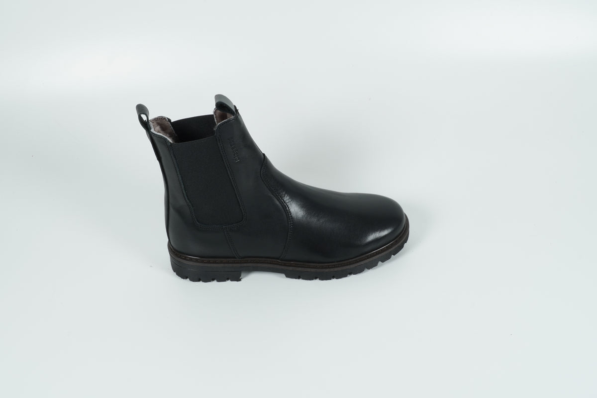 Stiefelette gefüttert Kids Schwarz