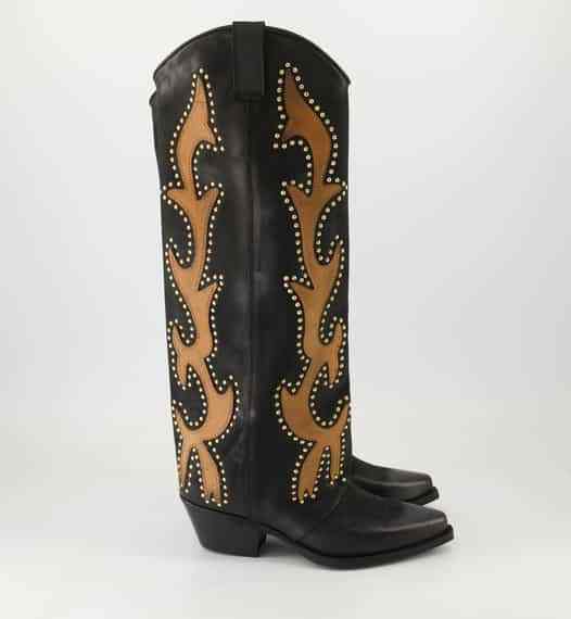 Bottes western noires