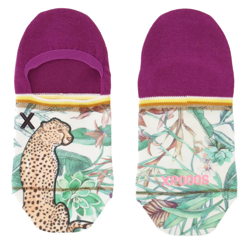 Leopard print socks