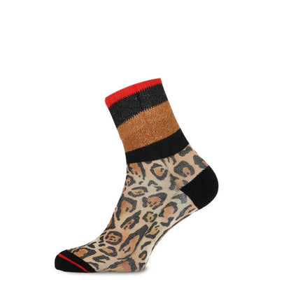 Leopard print socks