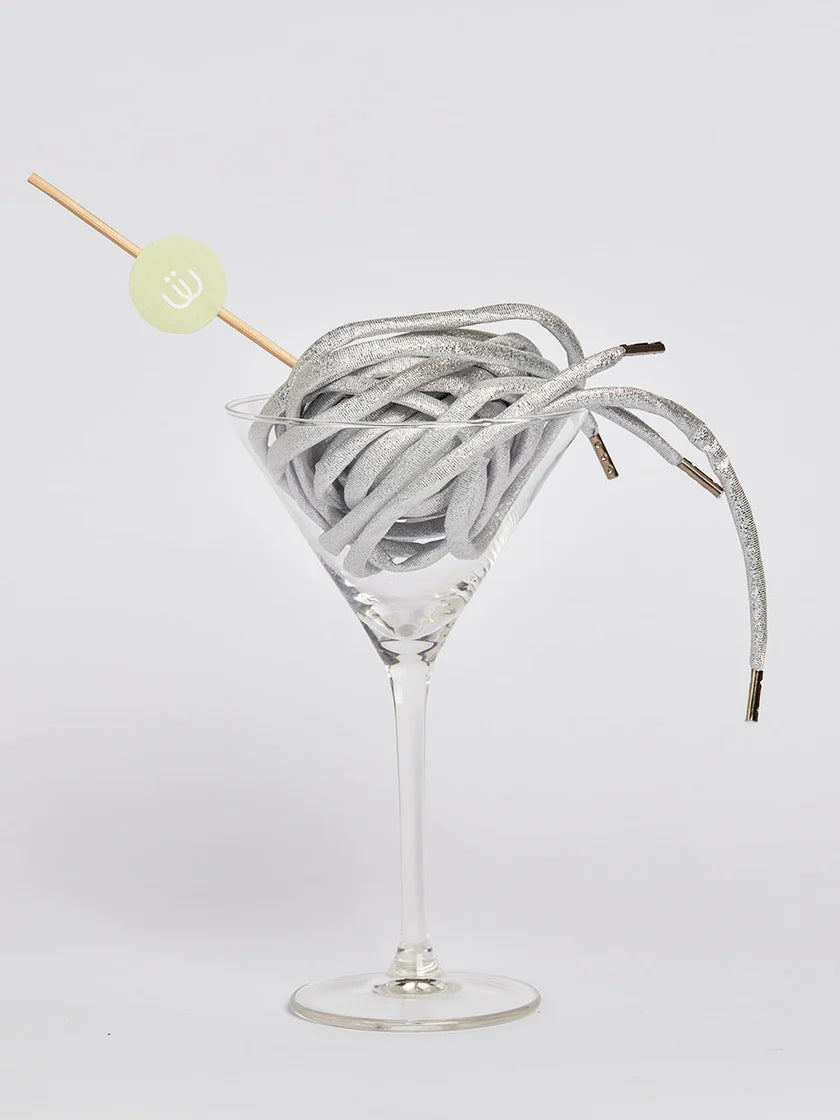 Schnürsenkel Silber