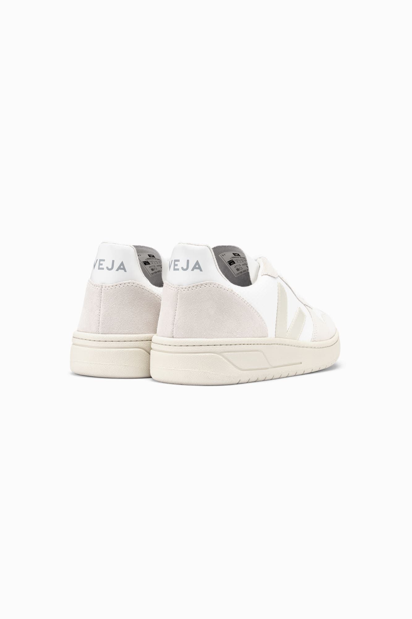 Veja V-10 Mesh White Natural